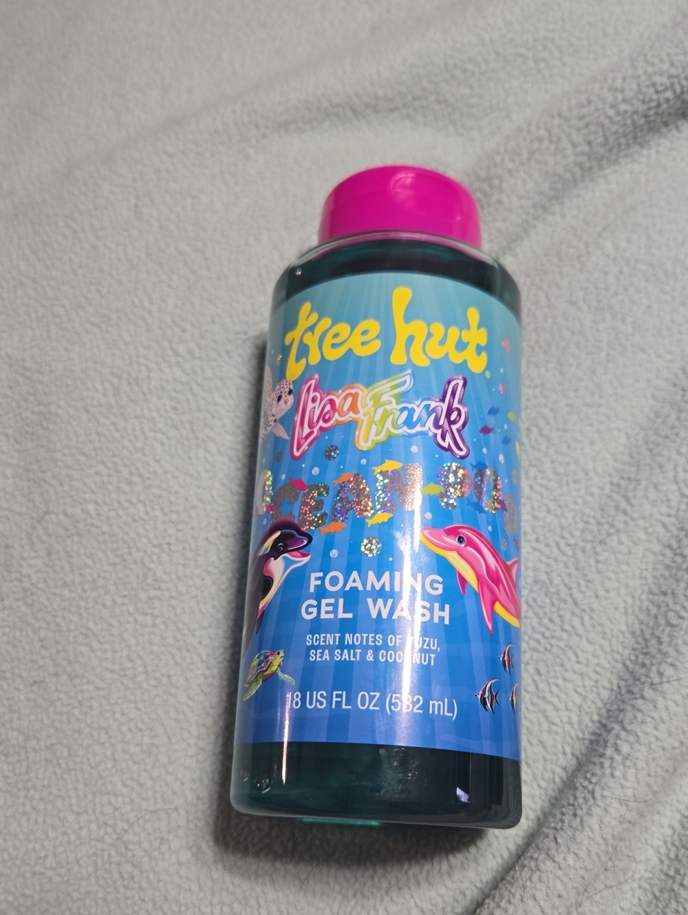 Lisa Frank X Tree Hut  Foaming Gel Wash - Sea Salt & Coconut